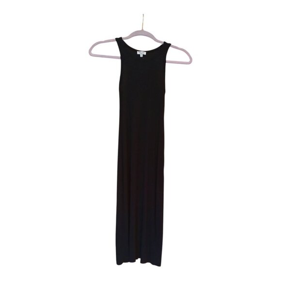 Splendid Knee Length Dress Womens S Black Sleeveless Tank Style Casual Racerback - Picture 1 of 9